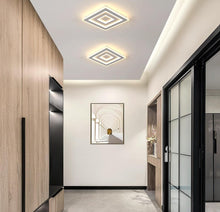 Load image into Gallery viewer, LED Ceiling Light White Square Modern Acrylic LED Ceiling Light 40cm Warm White
