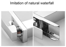 Load image into Gallery viewer, Single Lever Basin Taps Waterfall Taps Brass Single Hole Basin Tap Chrome/Black
