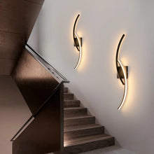 Load image into Gallery viewer, Wall Lamp Modern Simple Black Warm Light 80cm Wall Sconce
