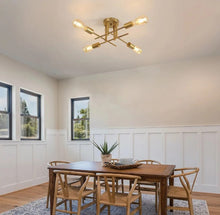 Load image into Gallery viewer, Retro Vintage Ceiling Light Ceiling Lamp Modern Gold Chandelier 43cm
