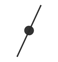 Load image into Gallery viewer, Black 60cm Long Strip Linear LED Indoor Wall Light Wall Sconce Warm Light
