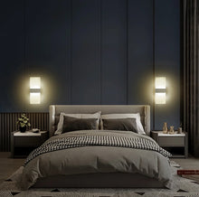 Load image into Gallery viewer, LED Wall Light 6W Rectangular Acrylic LED Wall Lamp Modern Silver 28cm
