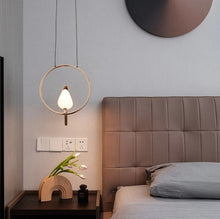 Load image into Gallery viewer, Modern Bird Gold Chandelier LED Pendant Light Ceiling Lamp 3 Color Lights
