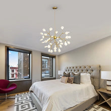 Load image into Gallery viewer, Modern Firefly Pendant Light Gold LED Chandelier Ceiling Light 36-lights
