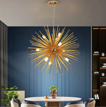 Load image into Gallery viewer, Chandelier Ceiling light Chandelier 9-Lights Sputnik Pendant Lights Gold
