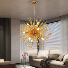 Load image into Gallery viewer, Chandelier Ceiling light Chandelier 9-Lights Sputnik Pendant Lights Gold
