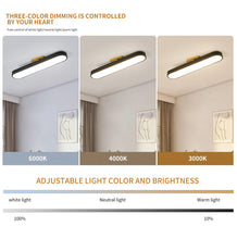 Load image into Gallery viewer, Flush Mount LED Ceiling Light Black/White with Remote Control 70cm Dimmable
