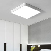 Load image into Gallery viewer, LED Super Thin Flush Ceiling Lights Modern Ultra-Thin Square 40cm Black/White
