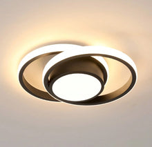 Load image into Gallery viewer, LED Ceiling Light, Round Ceiling Light Indoor Black/White 31W 3 Color Lights
