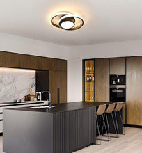 Load image into Gallery viewer, LED Ceiling Light, Round Ceiling Light Indoor Black/White 31W 3 Color Lights
