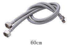 Load image into Gallery viewer, Waterfall Faucet Chrome/Black Basin Tap Single Handle Brass Tap Cold Hot Water Function
