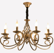 Load image into Gallery viewer, Vintage Chandelier 6/8 Light Pendant Light Bronze E14 Metal
