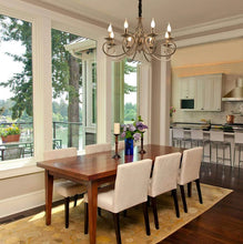 Load image into Gallery viewer, Vintage Chandelier 6/8 Light Pendant Light Bronze E14 Metal
