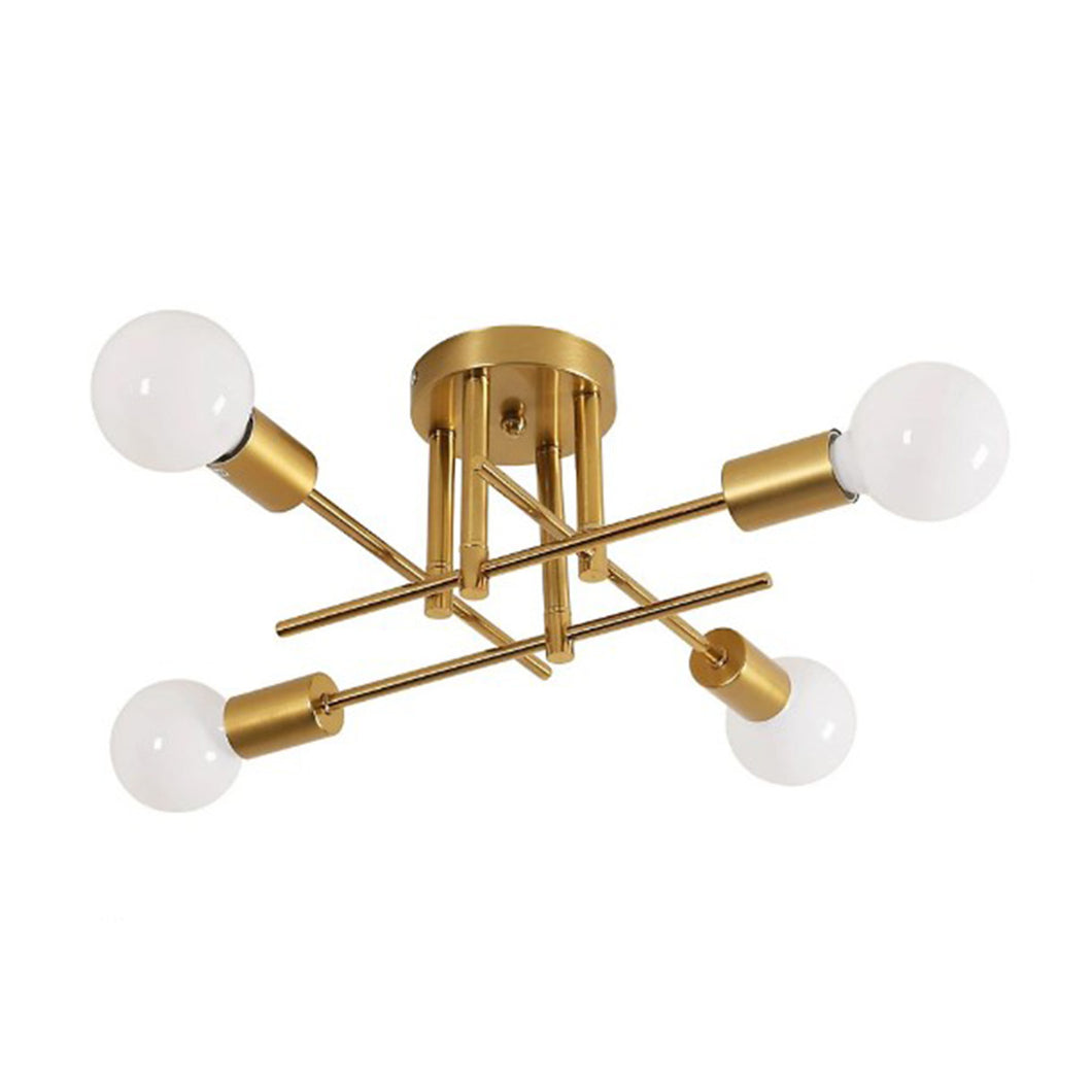 Retro Vintage Ceiling Light Ceiling Lamp Modern Gold Chandelier 43cm