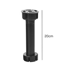 Load image into Gallery viewer, Adjustable Plinth Feet 220-225mm Black Pack of 6/8/10
