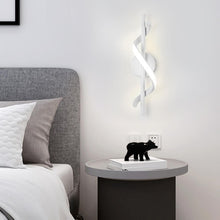 Load image into Gallery viewer, Modern Spiral LED Wall Light 3 Color Lights Sconce Black/Gold/White
