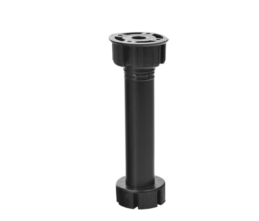 Adjustable Plinth Feet 220-225mm Black Pack of 6/8/10