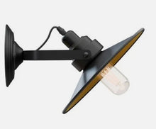 Load image into Gallery viewer, Sconce Light Fixture Wall Mounted Adjustable Swing Arm Black Wall Light 30cm
