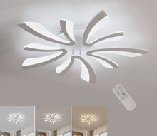 Load image into Gallery viewer, Ceiling Light LED Ceiling Lighting 48W Acrylic Modern Lighting Fixture with Remote Control White

