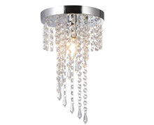 Load image into Gallery viewer, Mini Chandeliers Raindrop Crystal Chandelier Light Fixture E12 Luxury Lighting Fixture for Bedroom
