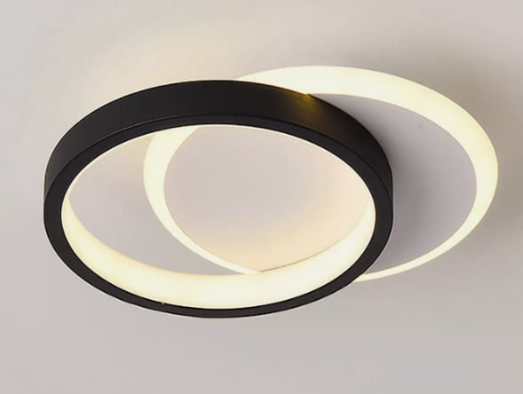 Modern LED Ceiling Light Round/Square 36W Three Colors Metal Hallway Lamp Ultra Thin