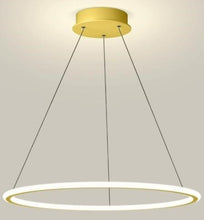 Load image into Gallery viewer, Pendant Light, Circle Ceiling Pendant Light Metal Gold 60/40 cm
