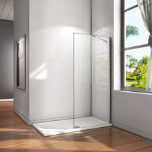 Load image into Gallery viewer, Walk In Screen Panel 900 mm Wet Room Shower Enclosure Glass With Shower Tray
