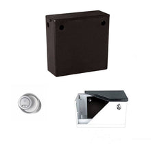 Load image into Gallery viewer, Toilet WC Concealed Cistern Dual Flush Hidden Unit Wall Hung Chrome Button
