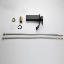 Load image into Gallery viewer, Best Black Bathroom Taps Waterfall Black Basin Sink Mixer Tap
