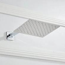 Load image into Gallery viewer, Wall Mounted Square Shower Head Chrome Finish Concealed Shower Bathroom 8&quot;Rain Square Head Rare Wall Mounted
