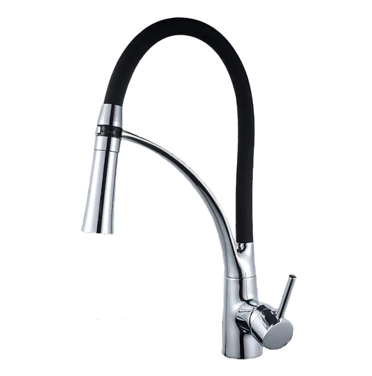 Kitchen Tap  Rotation 360 Kitchen Kitchen Tap Chrome Finish Pull Down Spray Faucet