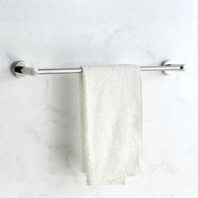 Load image into Gallery viewer, Towel Rack Holder Modern Bathroom Towel Holder Chrome Finish Wall Mounted Round Accessory Chrome Finish 50cm Length
