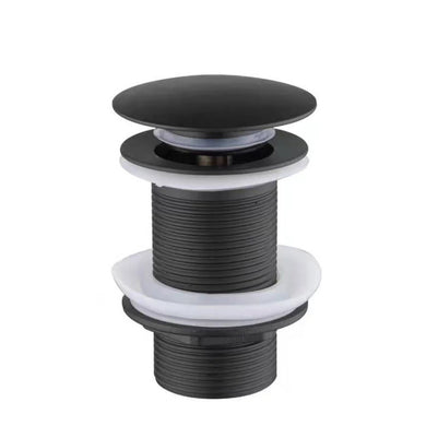 Black Pop UP Sink Plug Black Basin Waste Black Basin Waste Plug Black pop up basin waste plug