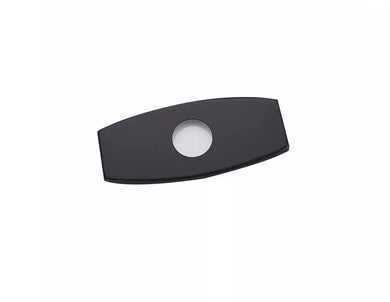 Black Cover Hole Plate Black Finish 6 Inch Plumbing Bathroom Kitchen Sink Hole Cover Plate Deck Mount