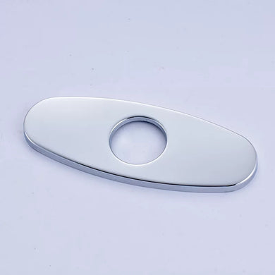 Cover Hole Plate Plumbing Bathroom Kitchen Sink Hole Cover Plate Deck Mount Chrome Finish 9 Inch