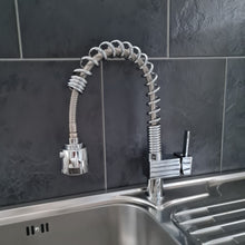 Load image into Gallery viewer, pull out mixer tap Pull Out Spray Mixer Kitchen Tap Spring Neck Kitchen Tap Chrome Finish
