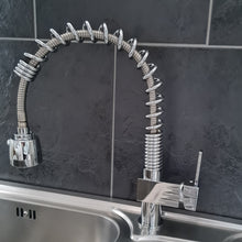 Load image into Gallery viewer, mixer tapPull Out Spray Mixer Kitchen Tap Spring Neck Kitchen Tap Chrome Finish
