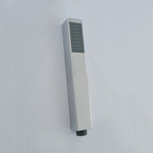 Load image into Gallery viewer, Shower Handle Chrome Square Shower Head Holder Handset Replacement Sprayer
