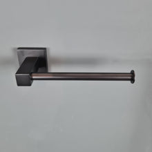 Load image into Gallery viewer, Black Matt Toilet Roll Holder Black Matt Toilet Roll Holder Bar Toilet Square Accessory
