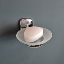 Load image into Gallery viewer, soap holder for bathroom Glass Soap Holder Wall Mounted Accessory Glass Soap Holder Wall Mounted Accessory
