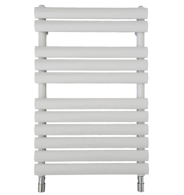 White Oval Panel Bathroom Radiator 780x500mm