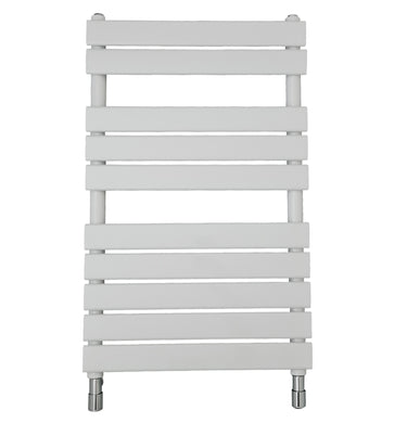 White Flat Panel Bathroom Radiator 840x500mm