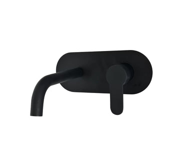 Basin Tap Waterfall Black Basin Finish Waterfall Sink Mixer Tap Bathroom Single Lever Hot & Cold Tap Wall Mounted Tap