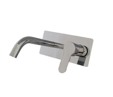 Load image into Gallery viewer, basin mixer tap Wall Mounted Tap Waterfall Basin Sink Mixer Tap Bathroom Basin Tap Chrome Finish Single Lever Hot Cold Tap
