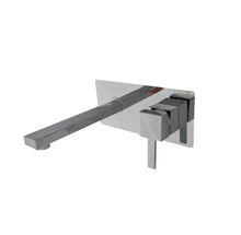 Load image into Gallery viewer, basin mixer tap Wall Mounted Tap Basin Tap Chrome Finish Finish Waterfall Basin Sink Mixer Tap Bathroom Single Lever Hot Cold Tap
