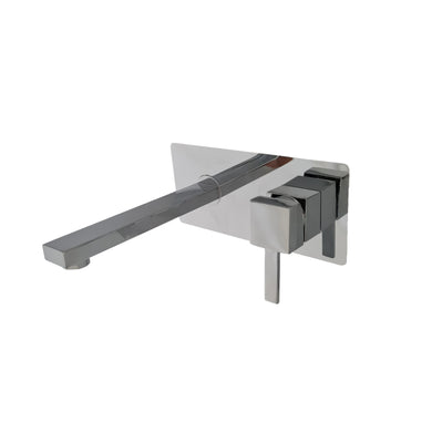 basin mixer tap Wall Mounted Tap Basin Tap Chrome Finish Finish Waterfall Basin Sink Mixer Tap Bathroom Single Lever Hot Cold Tap