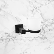 Load image into Gallery viewer, Black wall mounted toothbrush holder Black toothbrush holder Black toothbrush and toothpaste holderBlack toothbrush holder setBlack toothbrush holder set wallBlack wall mounted tumbler toothbrush holderBlack wall mounted toothbrush holder 
