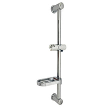 Load image into Gallery viewer, Chrome shower holder rail Chrome shower rail kit Chrome hand shower rail Chrome shower riser rail Holder Shower Rail Riser Kit Slider Soap Bar Holder Hose Head Adjustable Set Accessory
