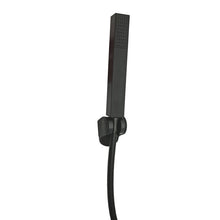 Load image into Gallery viewer, black shower mixerSquare Thermostatic Bar Mixer Bar Valve &amp; Kit Matt Black Shower Set Bathroom
