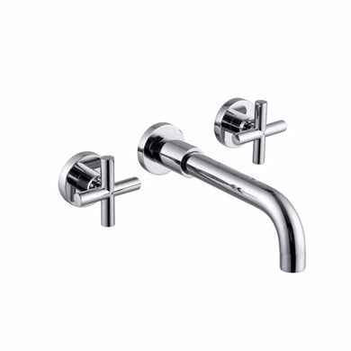 basin mixer tap Waterfall Basin Tap Chrome Finish Mixer Tap Bathroom Single Lever Hot Cold Tap Wall Mounted Tap